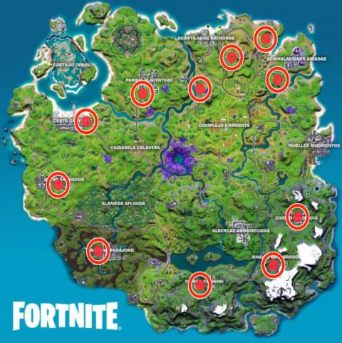 Fortnite week 12 season 7: guide to complete all missions
