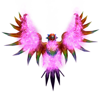 Neon Rainbow Phoenix
