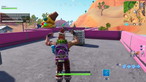 Use the Mellomovimento in a truck driver oasis, an ice cream parlor and a lake in Fortnite
