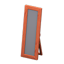 Espelho de corpo inteiro de madeira