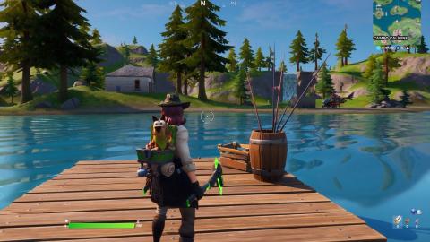 Aquaman challenge week 3 in Fortnite: catch different types of fish in the same game