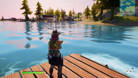 Aquaman challenge week 3 in Fortnite: catch different types of fish in the same game