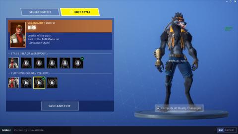 Calamity and Wolf Skins in Fortnite: how to unlock and improve them