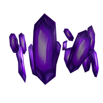 Aro de cristal morado