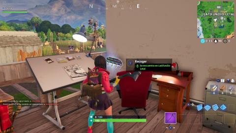 Fortbyte # 34 in Fortnite: found between a fork and a knife