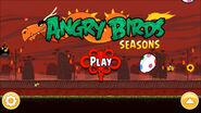 Menus principais do Angry Birds