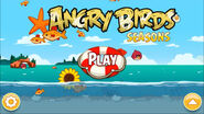 Menus principais do Angry Birds