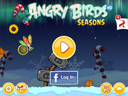 Menus principais do Angry Birds