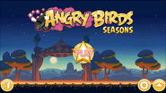 Menus principais do Angry Birds