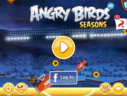 Menus principais do Angry Birds