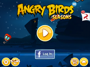 Menus principais do Angry Birds