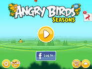 Menus principais do Angry Birds