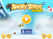 Menús principales de Angry Birds