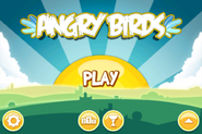 Menus principaux d'Angry Birds