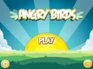 Menus principaux d'Angry Birds