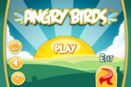 Menus principaux d'Angry Birds