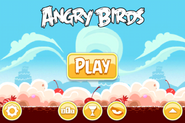 Menús principales de Angry Birds