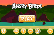 Menus principaux d'Angry Birds