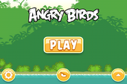 Menus principais do Angry Birds