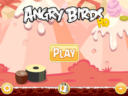 Menus principaux d'Angry Birds