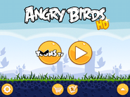 Menus principaux d'Angry Birds