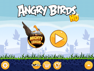 Menus principais do Angry Birds