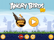 Menus principais do Angry Birds