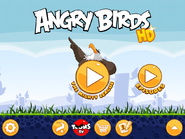 Menus principais do Angry Birds