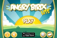 Menus principaux d'Angry Birds