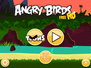 Menus principaux d'Angry Birds