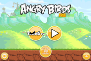 Menus principaux d'Angry Birds