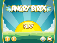 Menus principais do Angry Birds