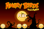 Menus principais do Angry Birds