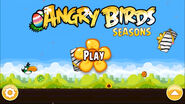 Menús principales de Angry Birds