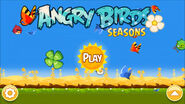 Menus principais do Angry Birds