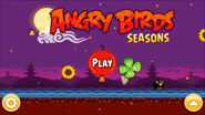 Menus principais do Angry Birds