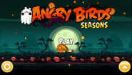 Menus principais do Angry Birds