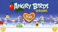 Menus principais do Angry Birds