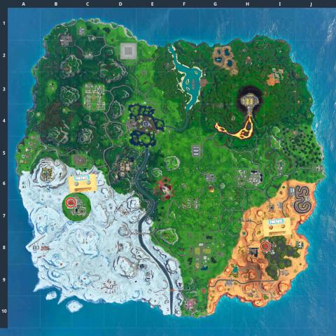 Get the recording of the Visitor in Leaky Oasis and Cholesterol Village in Fortnite - locations