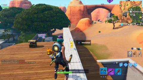 Get the recording of the Visitor in Leaky Oasis and Cholesterol Village in Fortnite - locations