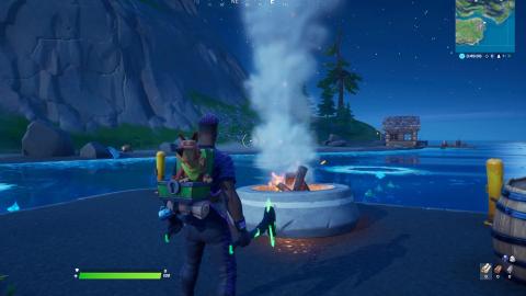 Where are the campfires in Haddock Camp in Fortnite season 3 - locations