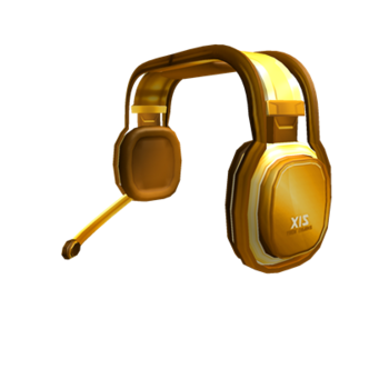 Écouteurs de jeu d'or