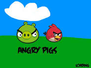 Cerdos enojados