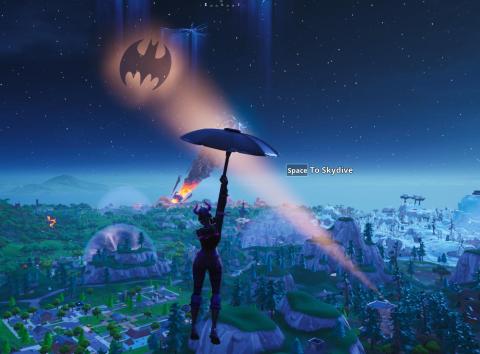 Fortnite: first look at the leaked Batman event