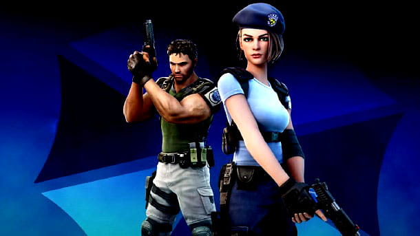 How to unlock Resident Evil Chris Redfield and Jill Valentine in Fortnite