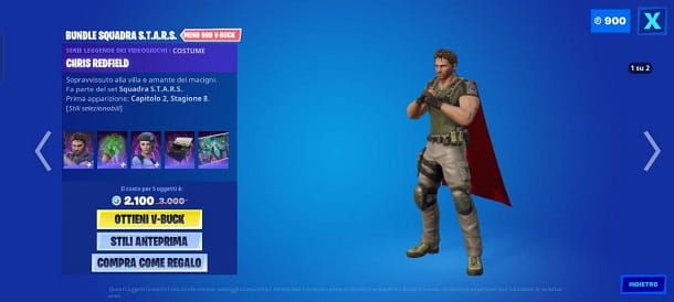 Como desbloquear Resident Evil Chris Redfield e Jill Valentine em Fortnite