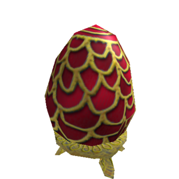Huevo de fabergé rojo