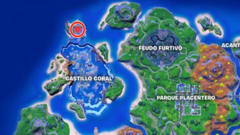 Where to investigate an anomaly detected on Shark Island in Fortnite season 6 - location