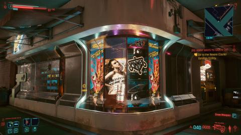 Download the mod with the Blade Runner ads in Cyberpunk 2077