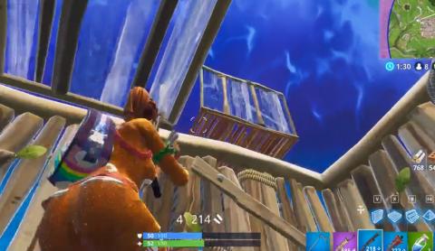 Fortnite BR: what to do when they build on top of you